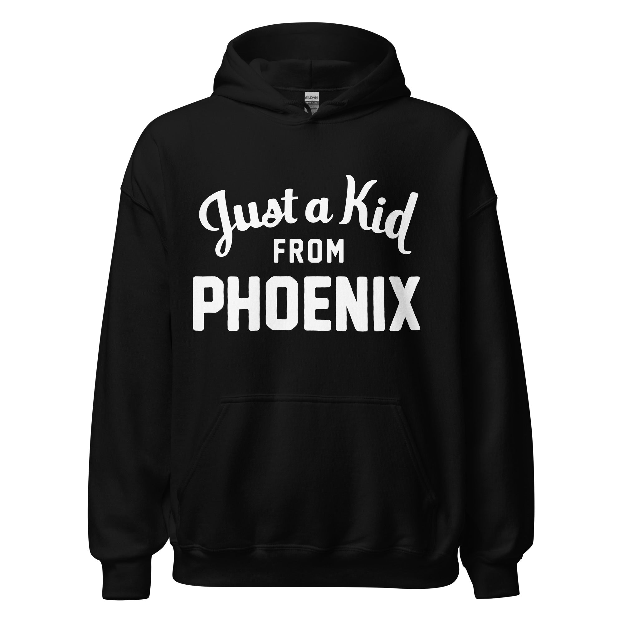 Unisex Black Hoodie Sweatshirt | Phoenix