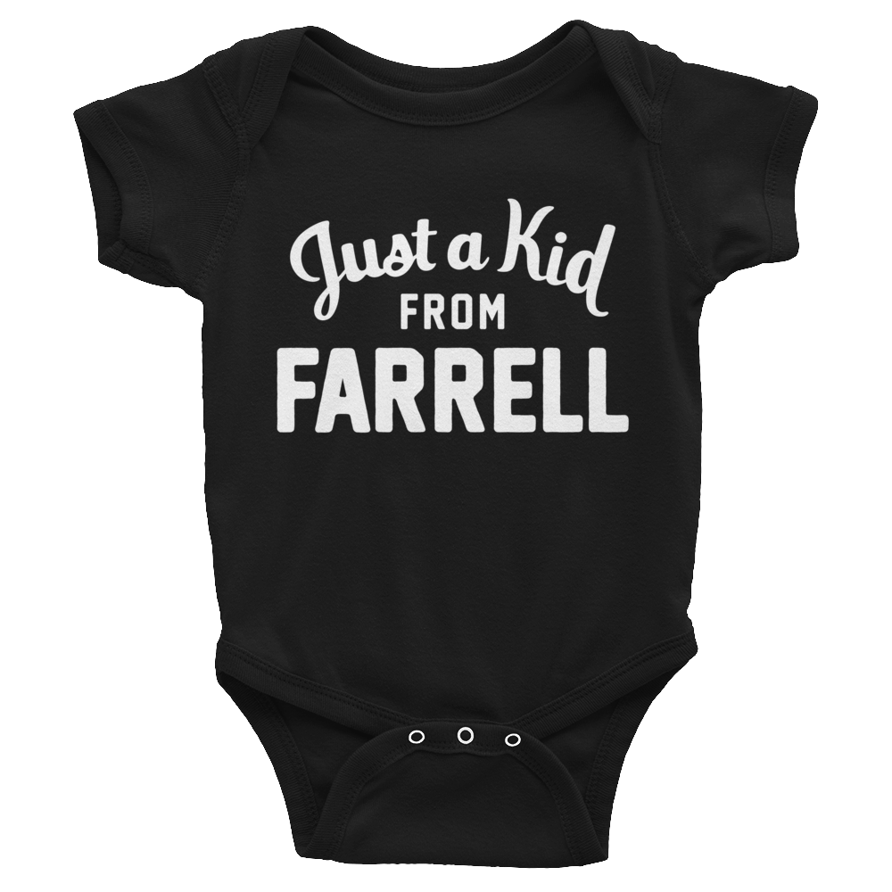 Farrell Onesie | Just a Kid from Farrell