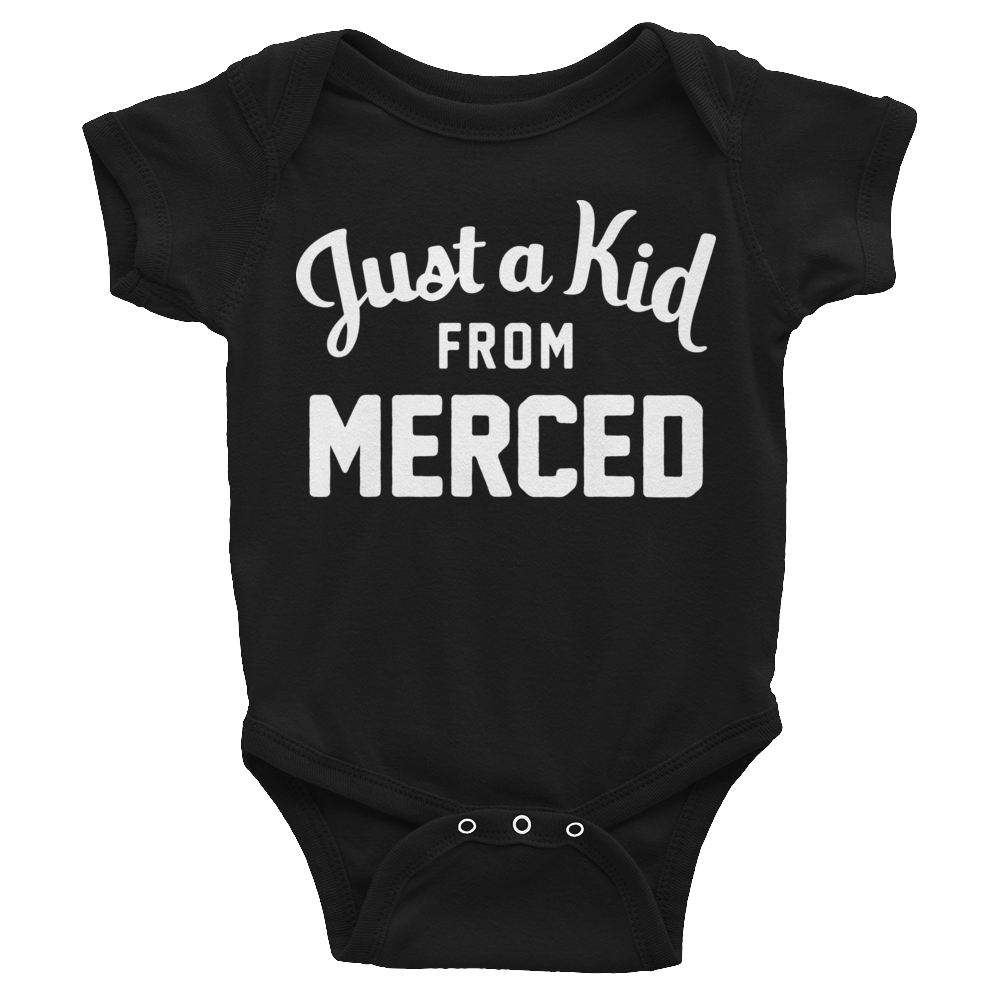 Merced Onesie | Just a Kid from Merced