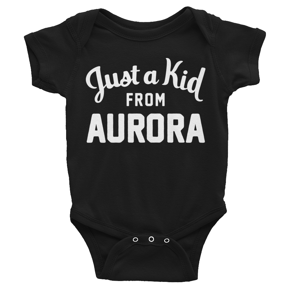 Aurora Onesie | Just a Kid from Aurora