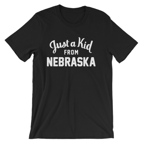 Nebraska T-Shirt | Just a Kid from Nebraska