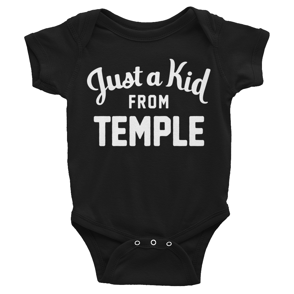 Temple Onesie | Just a Kid from Temple