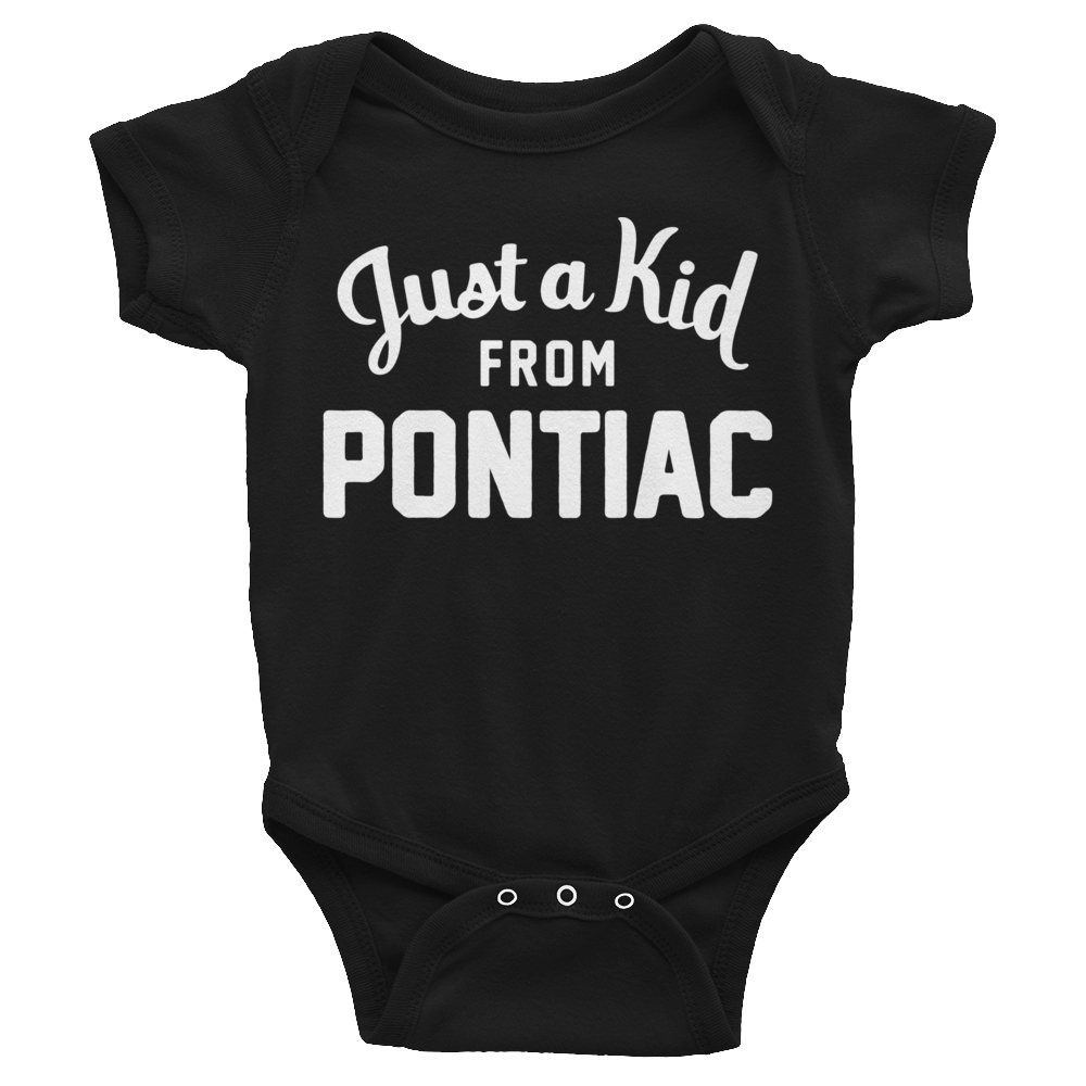 Pontiac Onesie | Just a Kid from Pontiac