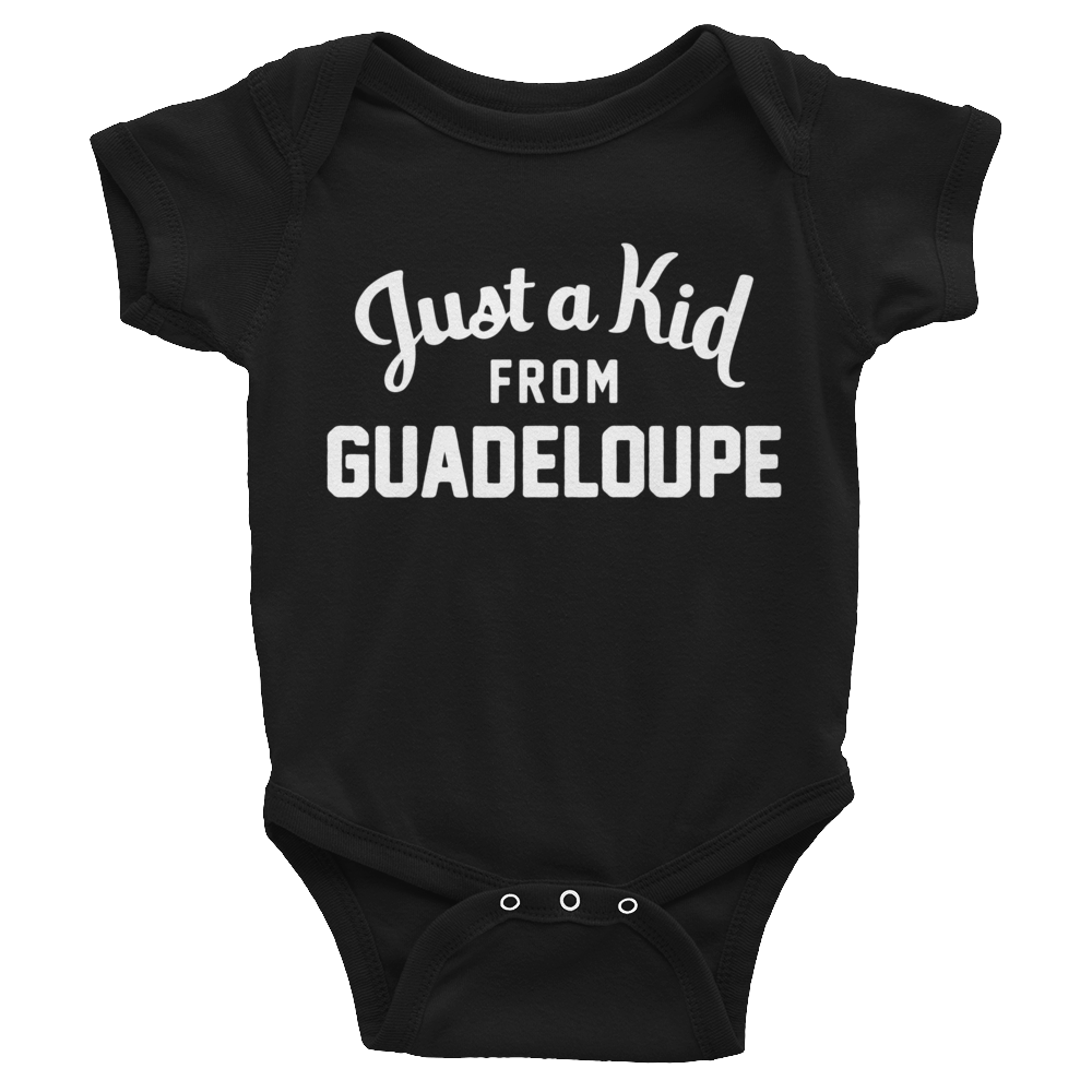 Guadeloupe Onesie | Just a Kid from Guadeloupe
