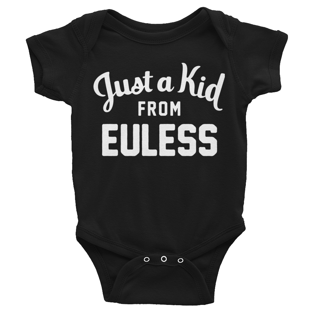 Unisex Black Baby Onesie | Euless