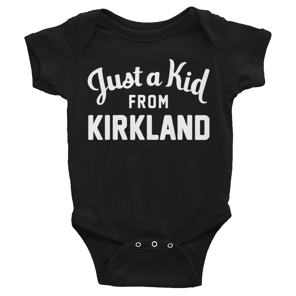 Kirkland Onesie | Just a Kid from Kirkland
