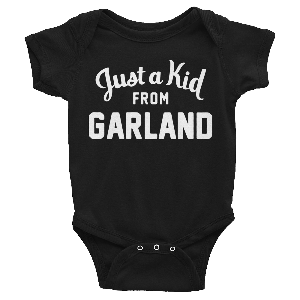 Garland Onesie | Just a Kid from Garland
