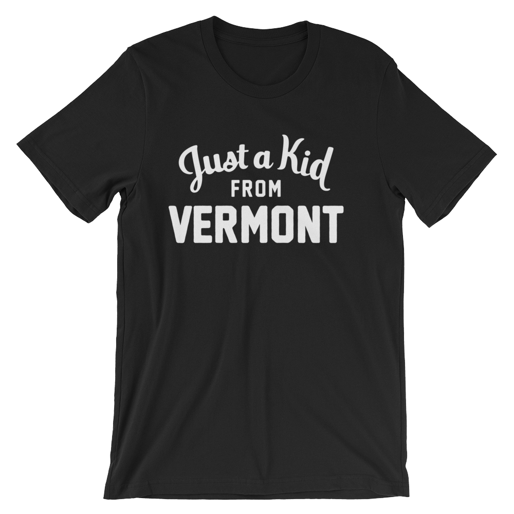 Vermont T-Shirt | Just a Kid from Vermont