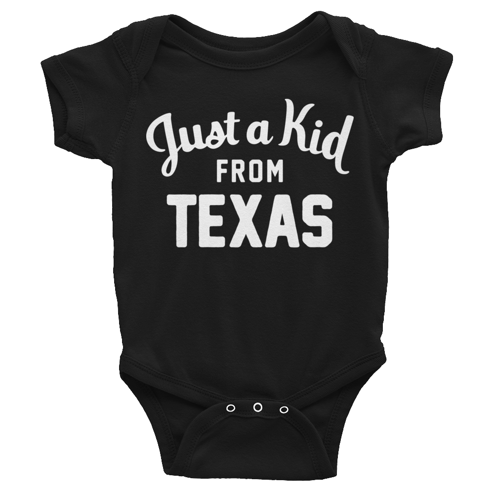 Texas Onesie | Just a Kid from Texas