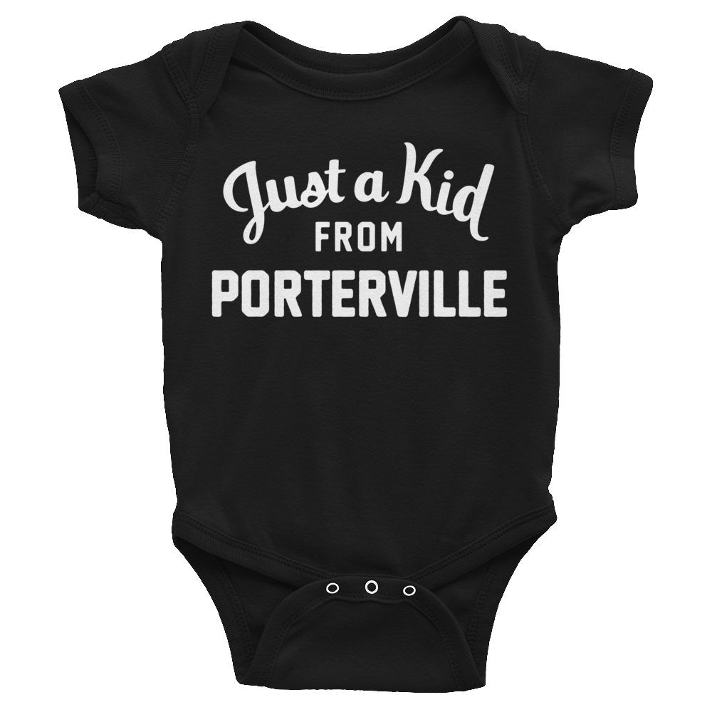 Porterville Onesie | Just a Kid from Porterville
