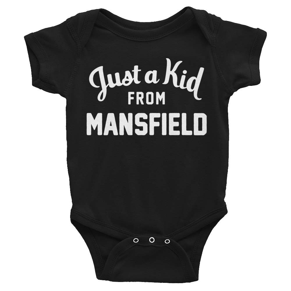 Mansfield Onesie | Just a Kid from Mansfield
