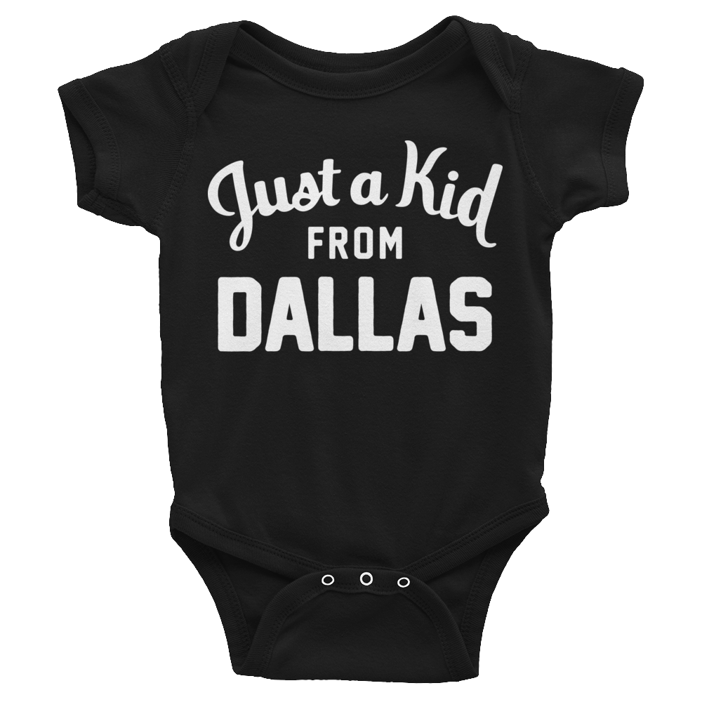 Dallas Onesie | Just a Kid from Dallas
