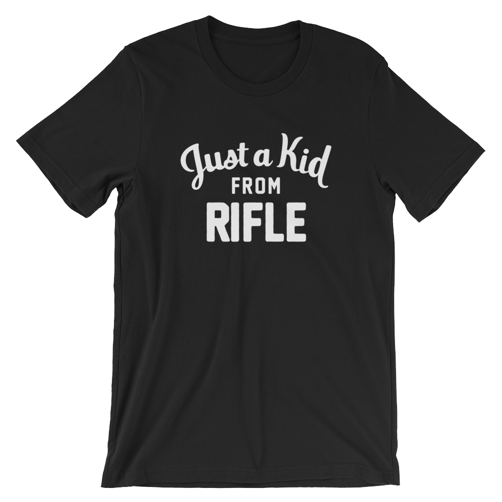 Rifle T-Shirt | Just a Kid from Rifle