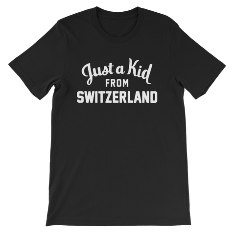 Switzerland T-Shirt | Just a Kid from Switzerland