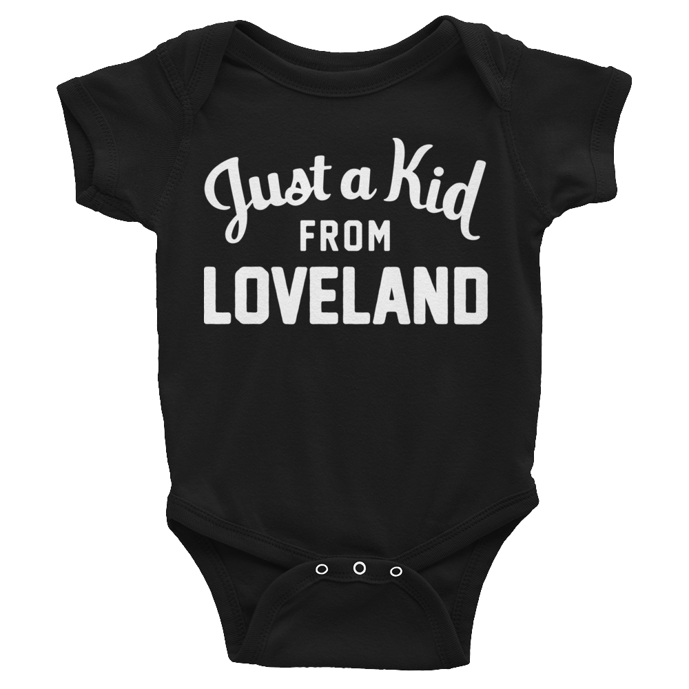 Loveland Onesie | Just a Kid from Loveland