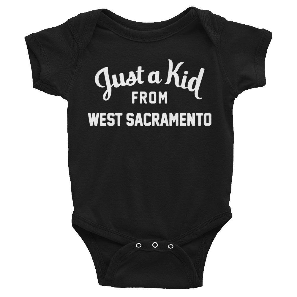 West Sacramento Onesie | Just a Kid from West Sacramento