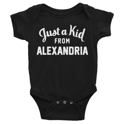 Alexandria Onesie | Just a Kid from Alexandria