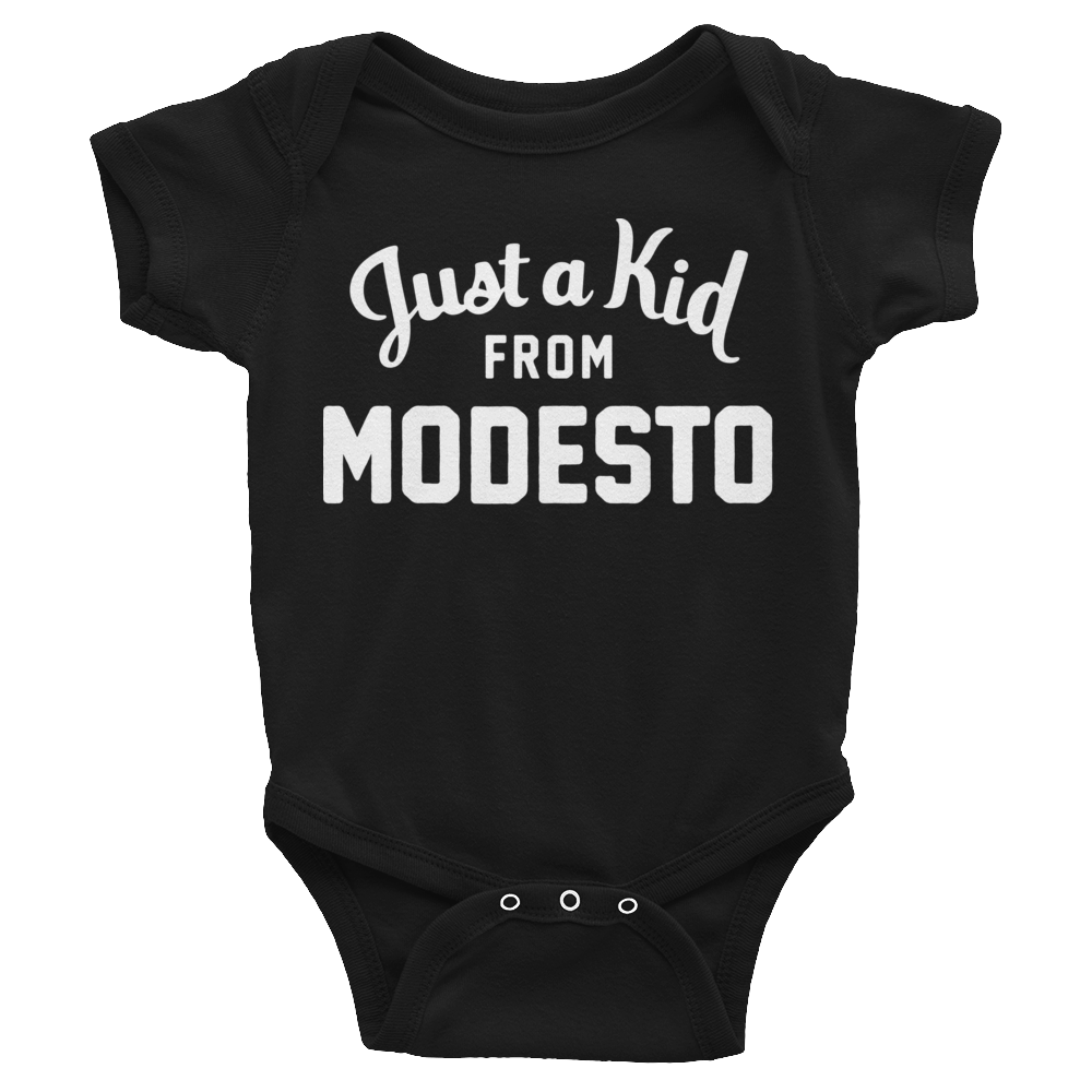 Modesto Onesie | Just a Kid from Modesto