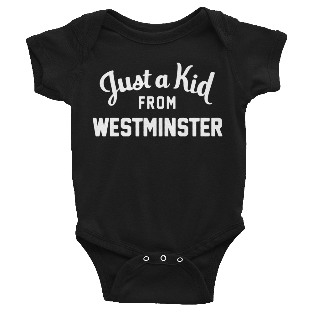 Westminster Onesie | Just a Kid from Westminster