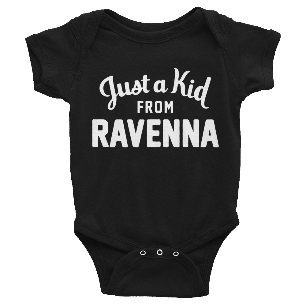 Ravenna Onesie | Just a Kid from Ravenna