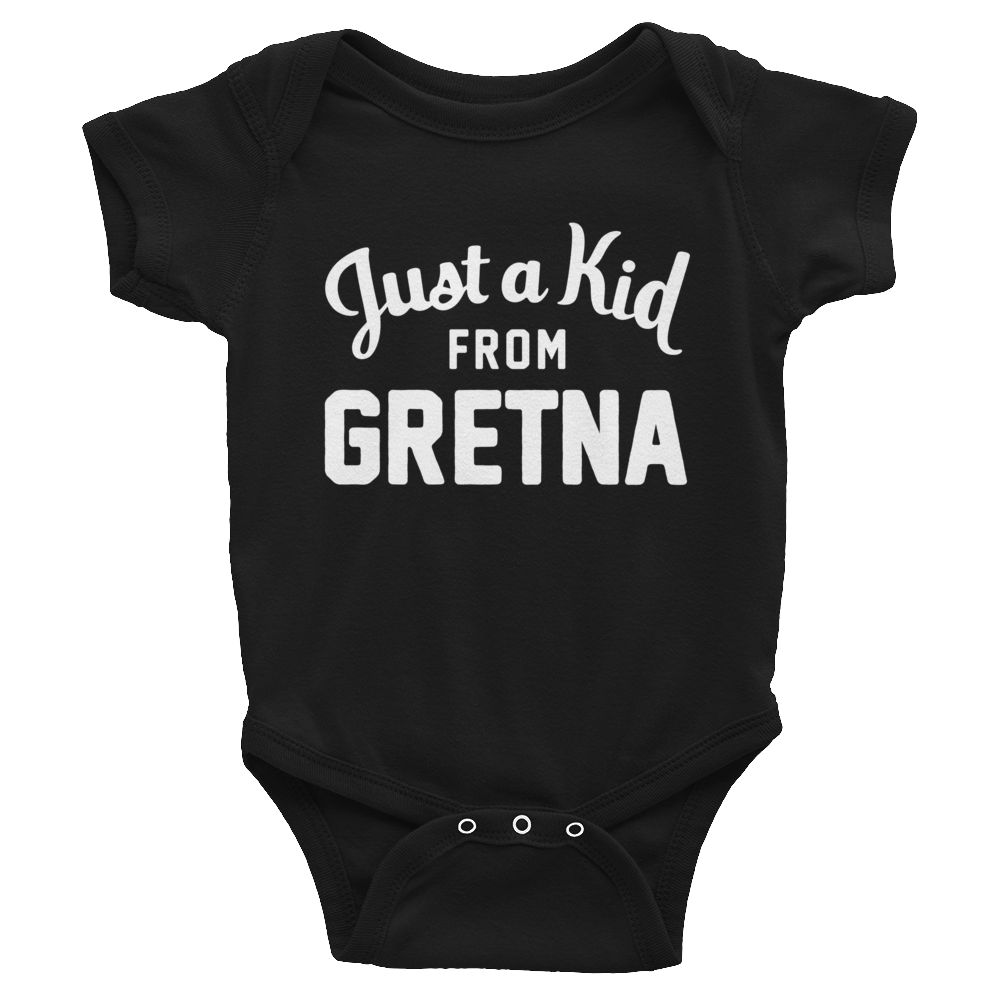 Gretna Onesie | Just a Kid from Gretna