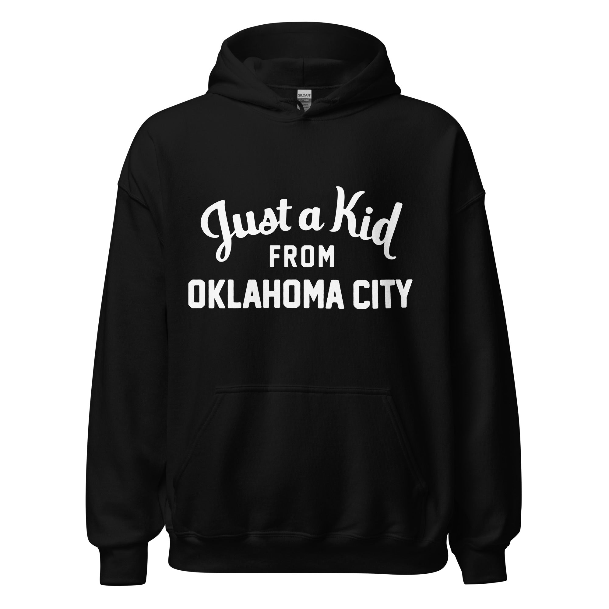 Unisex Black Hoodie Sweatshirt | Oklahoma City