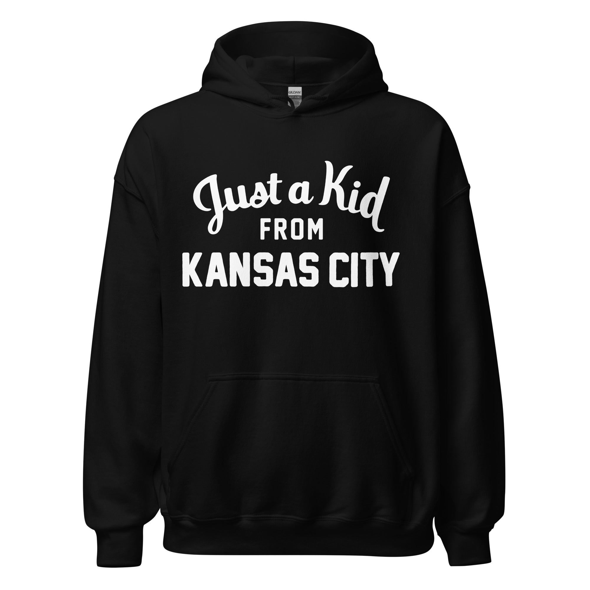 Unisex Black Hoodie Sweatshirt | Kansas City