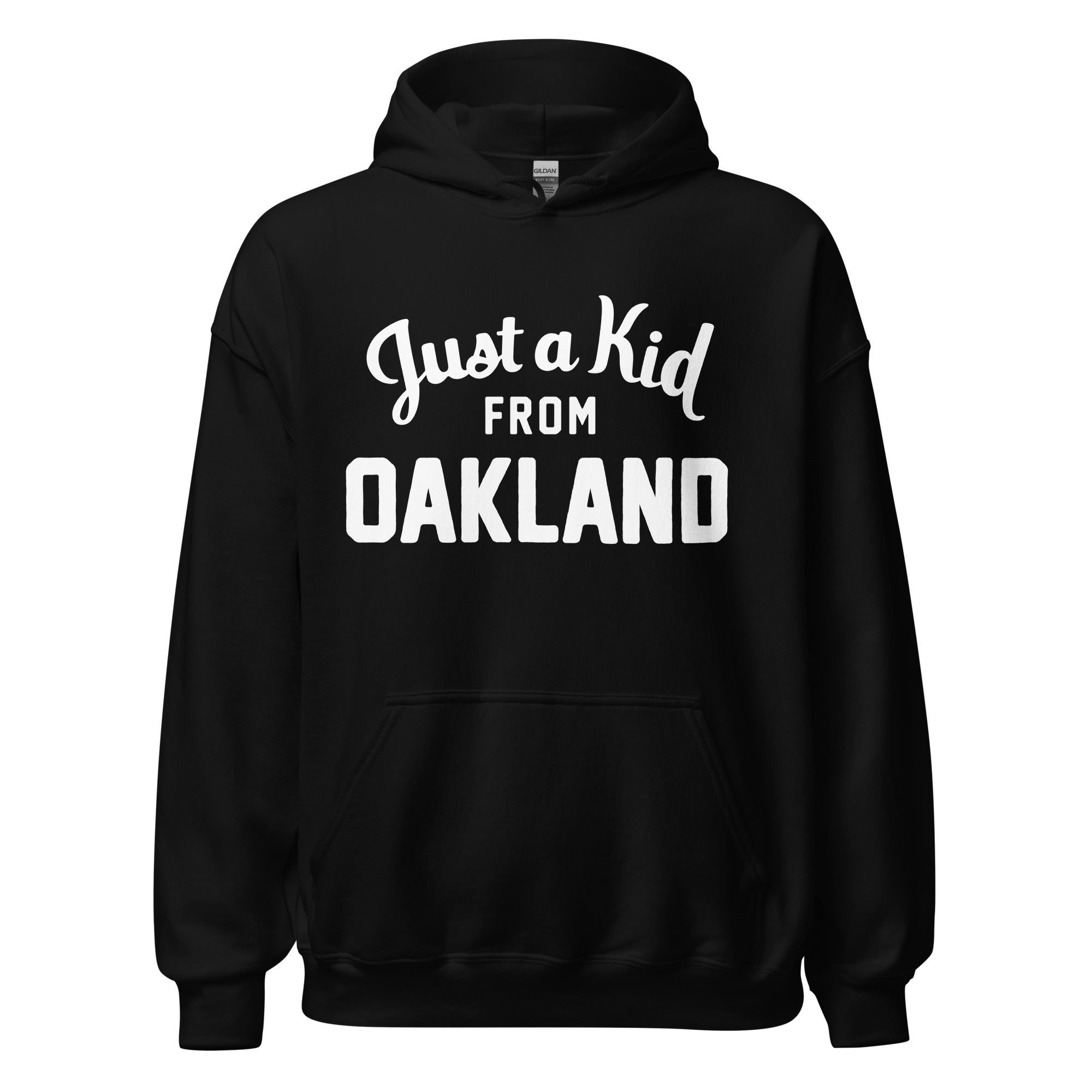 Unisex Black Hoodie Sweatshirt | Oakland