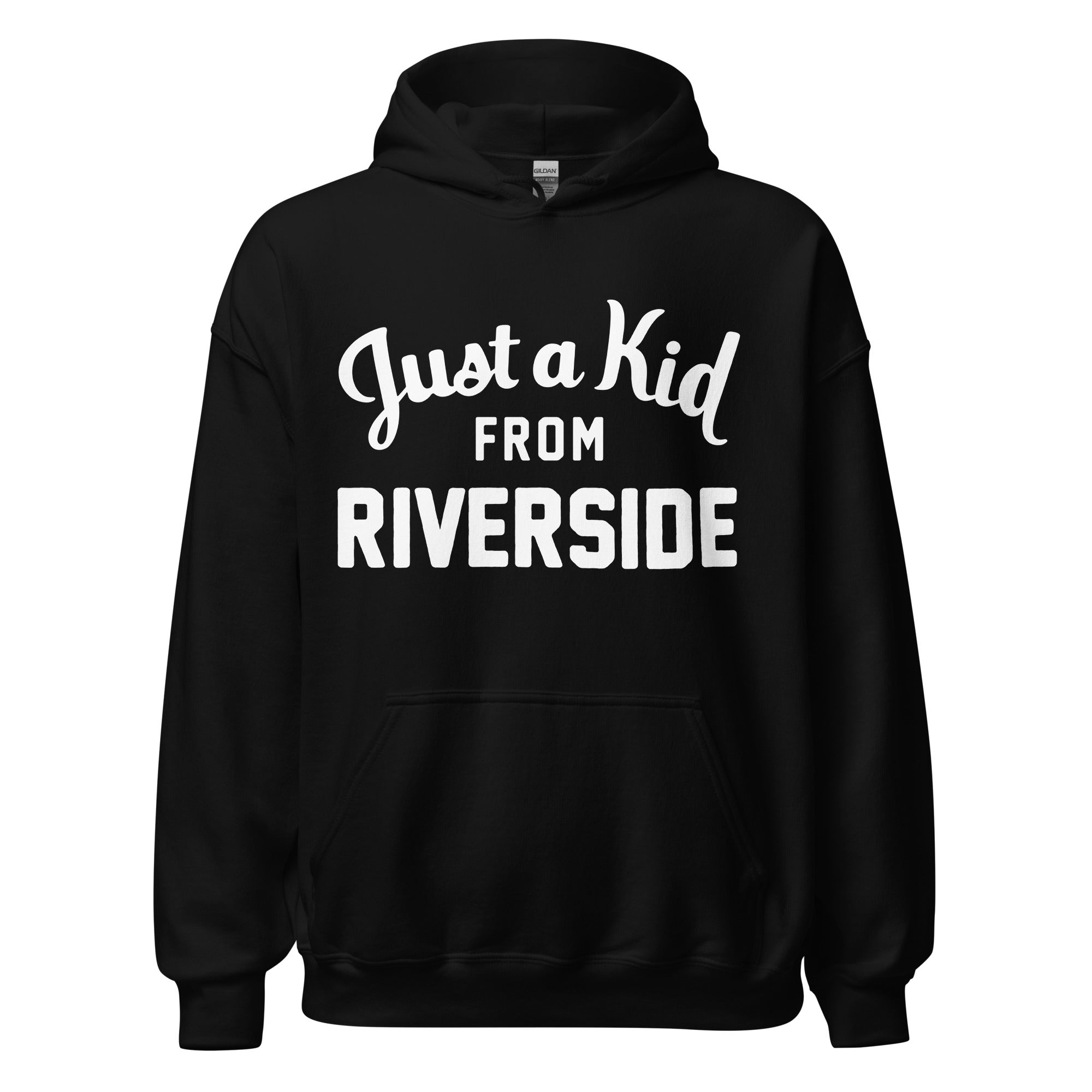 Unisex Black Hoodie Sweatshirt | Riverside