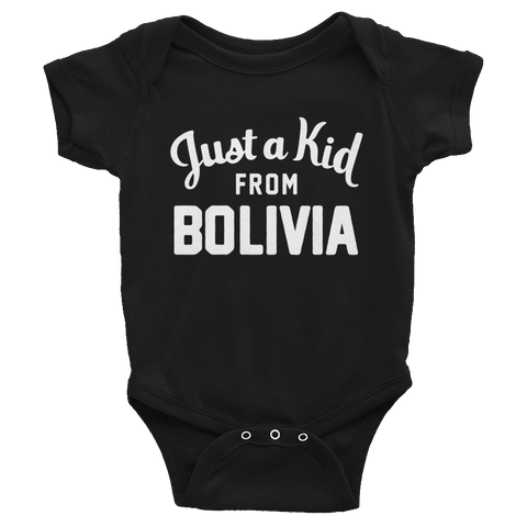 Bolivia Onesie | Just a Kid from Bolivia