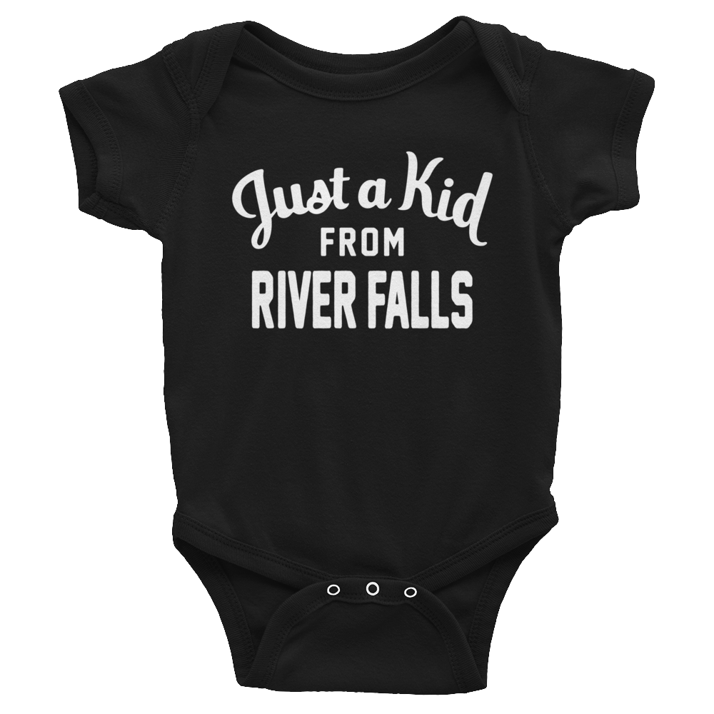 River Falls Onesie | Just a Kid from River Falls