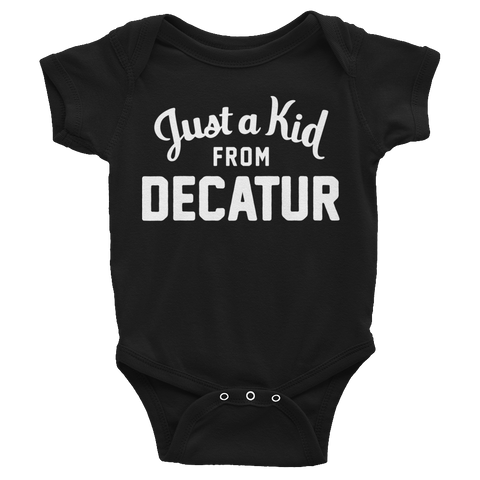 Decatur Onesie | Just a Kid from Decatur