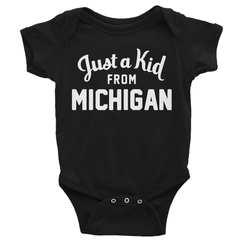 Michigan Onesie | Just a Kid from Michigan
