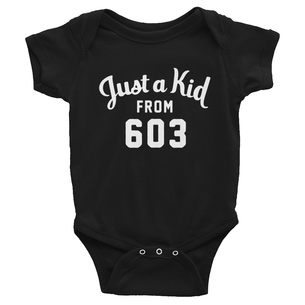 603 Onesie | Just a Kid from 603