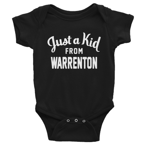 Warrenton Onesie | Just a Kid from Warrenton