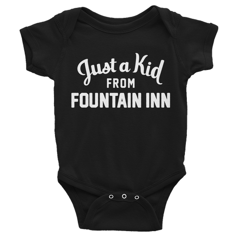 Fountain Inn Onesie | Just a Kid from Fountain Inn