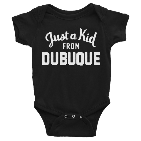 Dubuque Onesie | Just a Kid from Dubuque