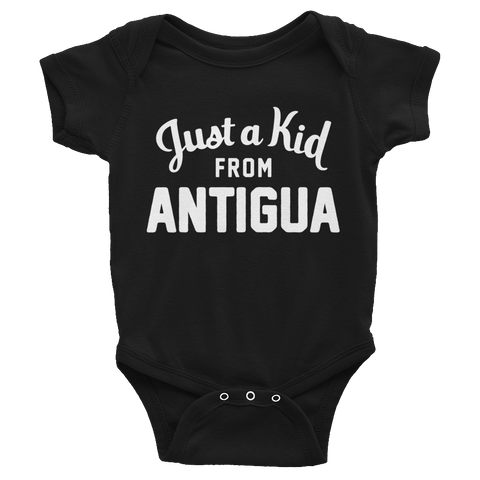 Antigua Onesie | Just a Kid from Antigua