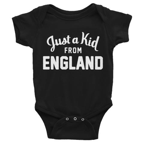 England Onesie | Just a Kid from England