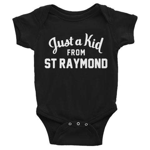 St Raymond Onesie | Just a Kid from St Raymond