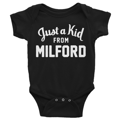 Milford Onesie | Just a Kid from Milford