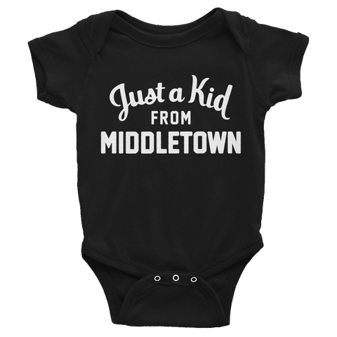 Middletown Onesie | Just a Kid from Middletown