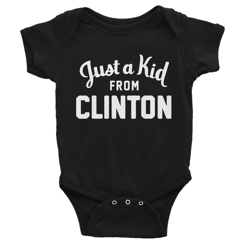 Clinton Onesie | Just a Kid from Clinton