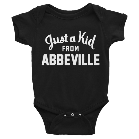 Abbeville Onesie | Just a Kid from Abbeville