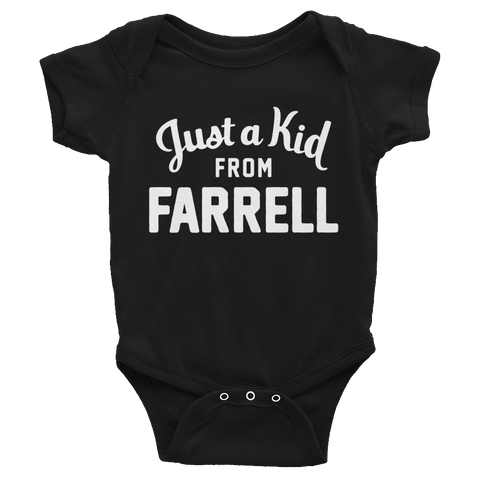 Farrell Onesie | Just a Kid from Farrell