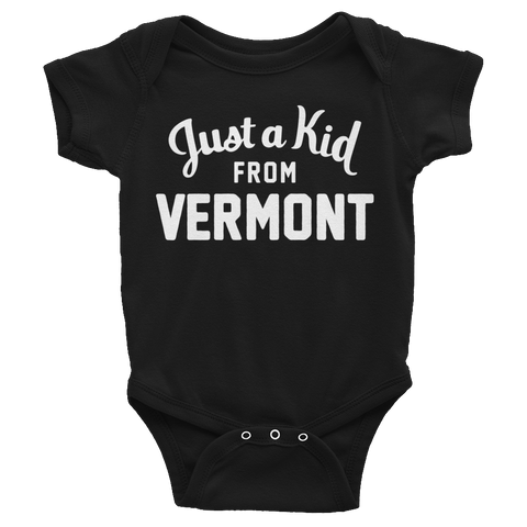 Vermont Onesie | Just a Kid from Vermont