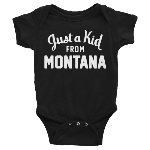 Montana Onesie | Just a Kid from Montana