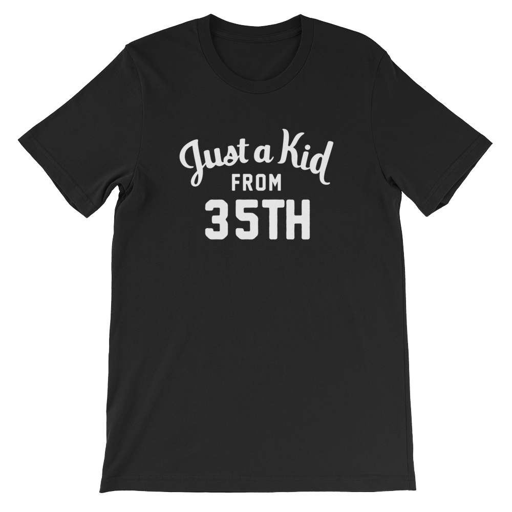35th T-Shirt | Just a Kid from 35th