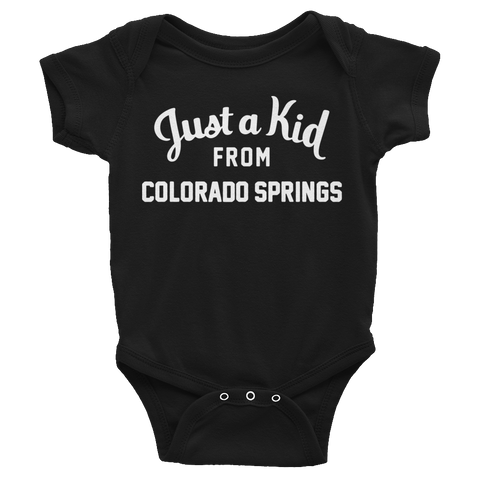Colorado Springs Onesie | Just a Kid from Colorado Springs