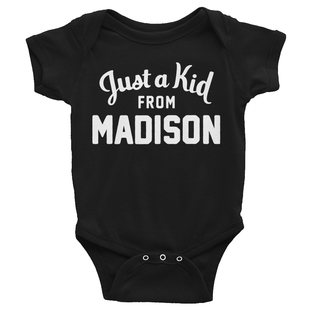 Madison Onesie | Just a Kid from Madison